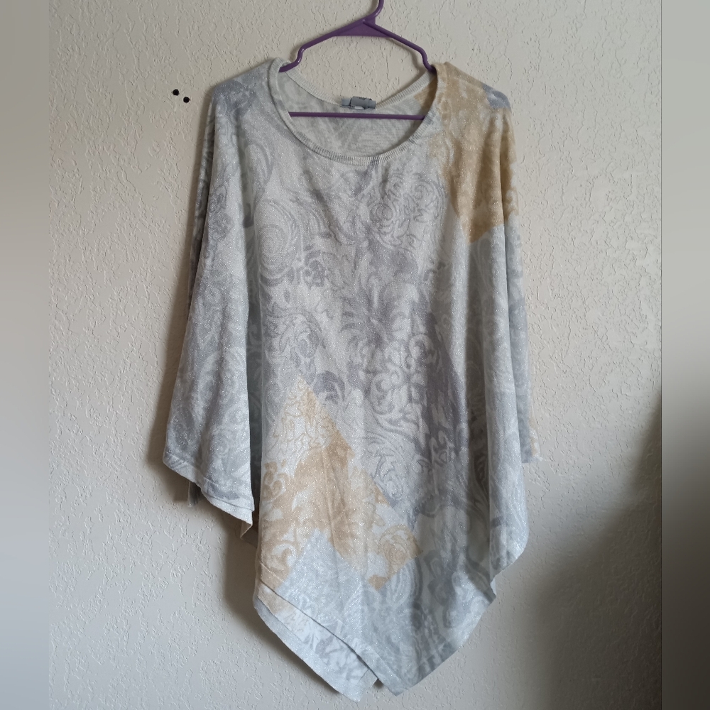 Catherine's Pancho Style Throw Over